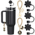 Letter Butterfly Flower Dust-proof Straw Cap for tumbler, Tumbler Set Accessories